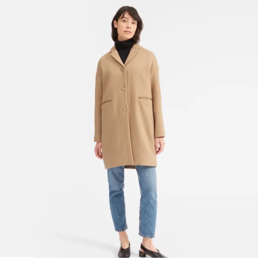 Everlane Wool Camel Coat